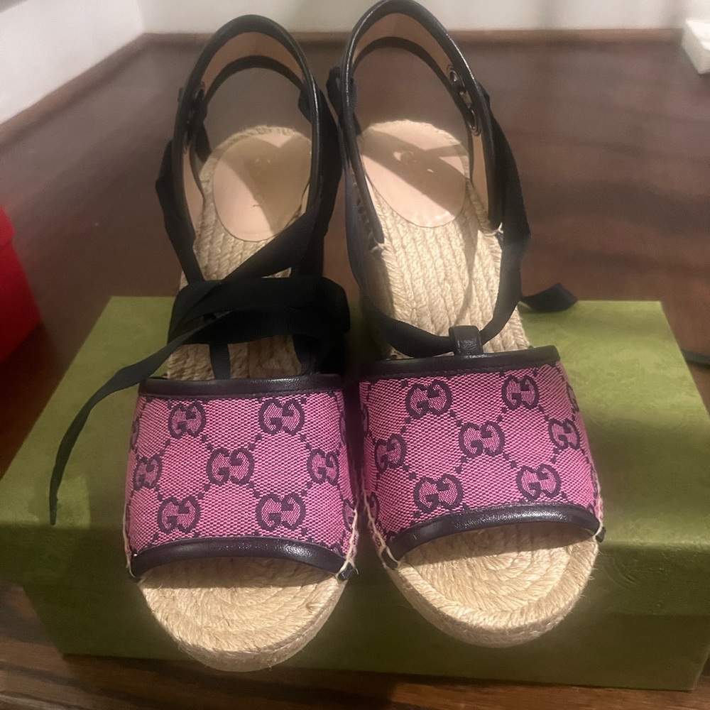 Gucci multicolor espadrilles